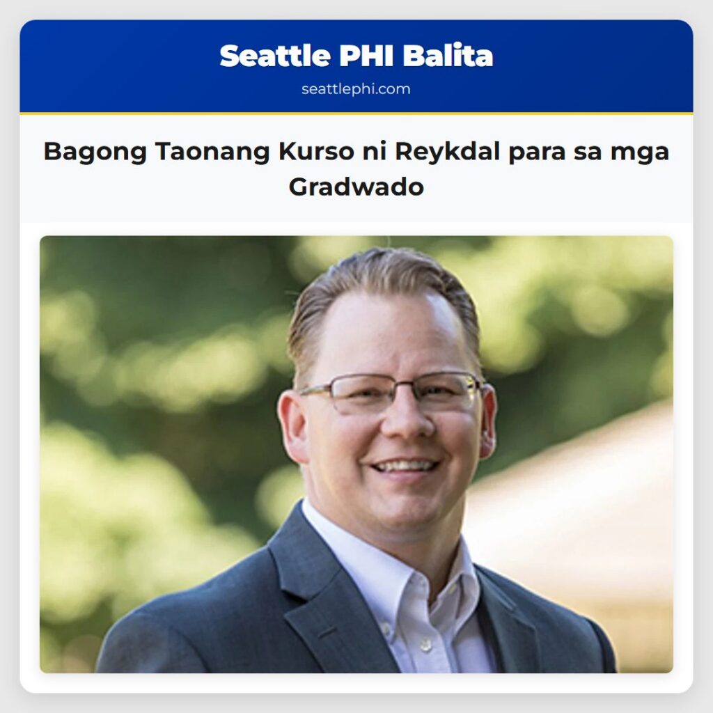 Bagong Taonang Kurso ni Reykdal para sa mga Gradwado
