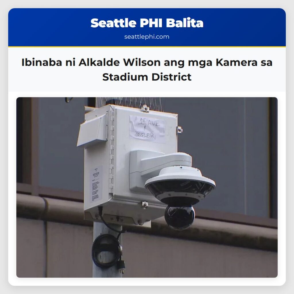 Ibinaba ni Alkalde Wilson ang mga Kamera sa
