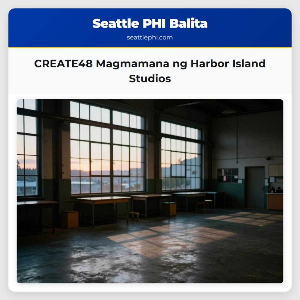 CREATE48 Magmamana ng Harbor Island Studios