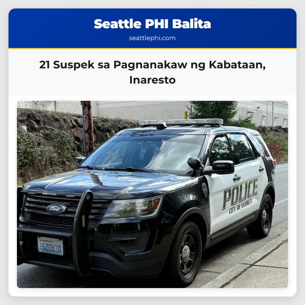 21 Suspek sa Pagnanakaw ng Kabataan, Inaresto