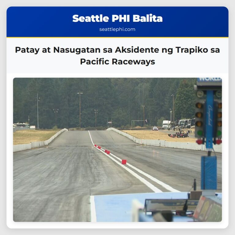 Patay at Nasugatan sa Aksidente ng Trapiko sa Pacific Raceways