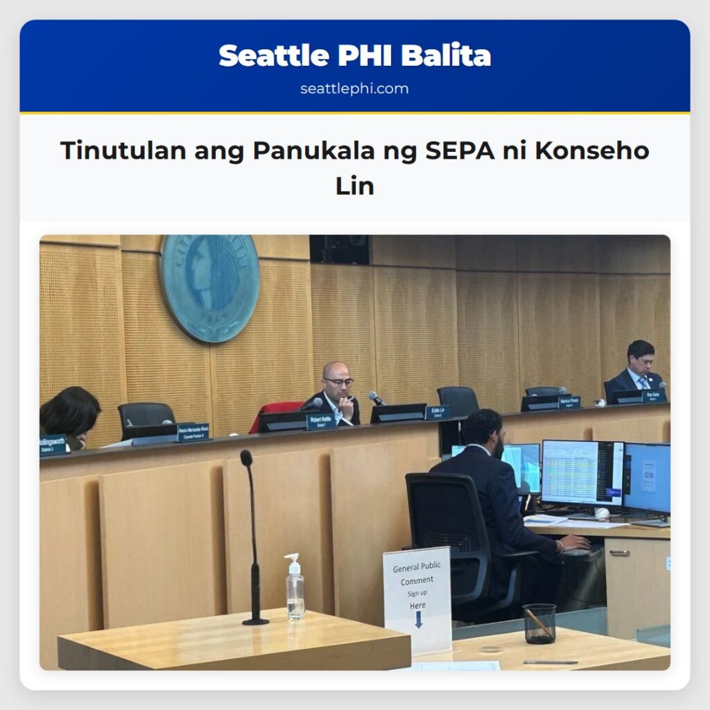 Tinutulan ang Panukala ng SEPA ni Konseho Lin