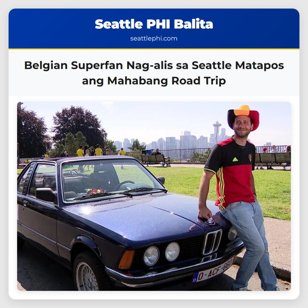 Belgian Superfan Nag-alis sa Seattle Matapos ang