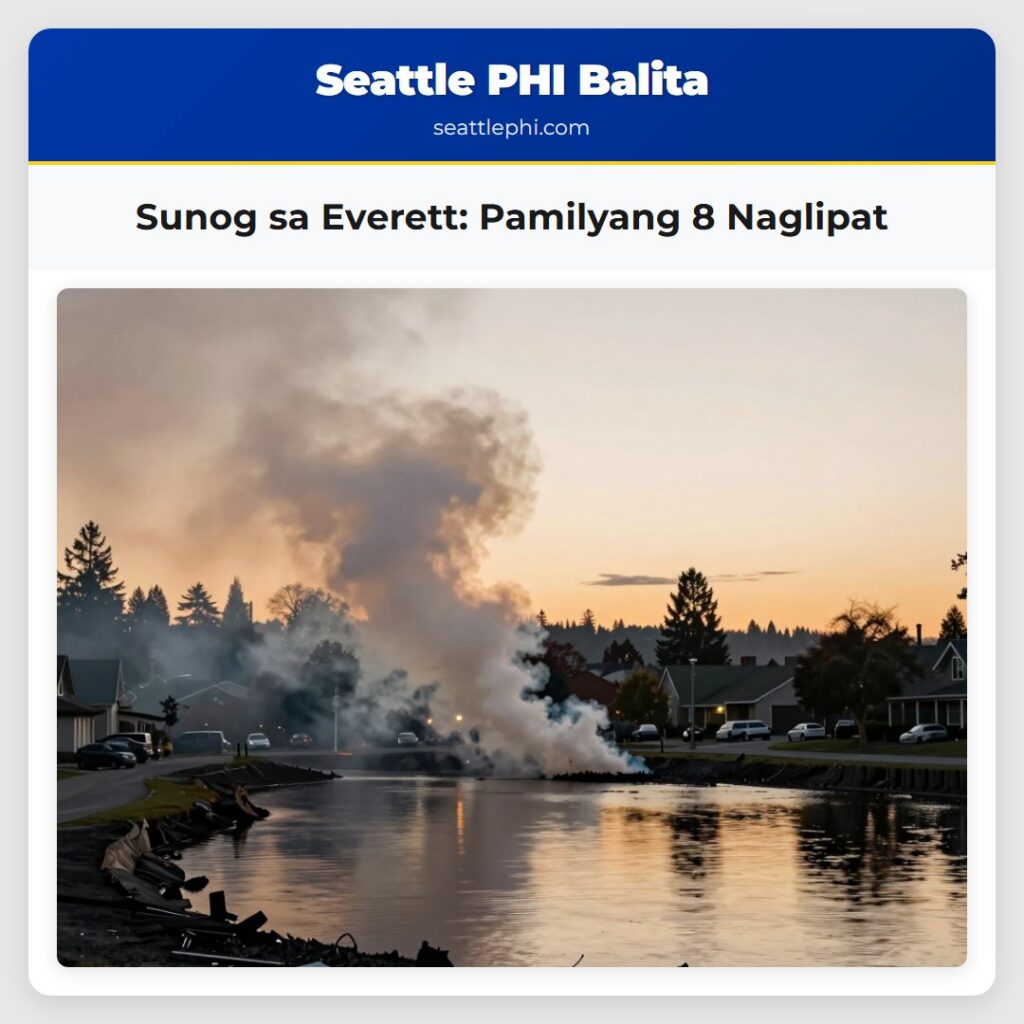 Sunog sa Everett: Pamilyang 8 Naglipat