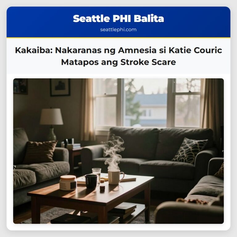 Kakaiba Nakaranas ng Amnesia si Katie Couric Matapos ang Stroke Scare