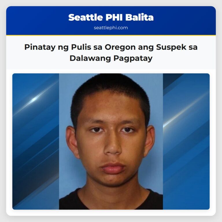 Pinatay ng Pulis sa Oregon ang Suspek sa Dalawang Pagpatay