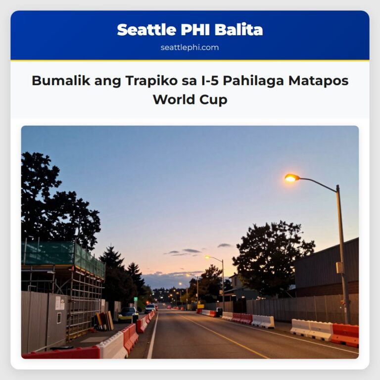 Bumalik ang Trapiko sa I-5 Pahilaga Matapos World Cup