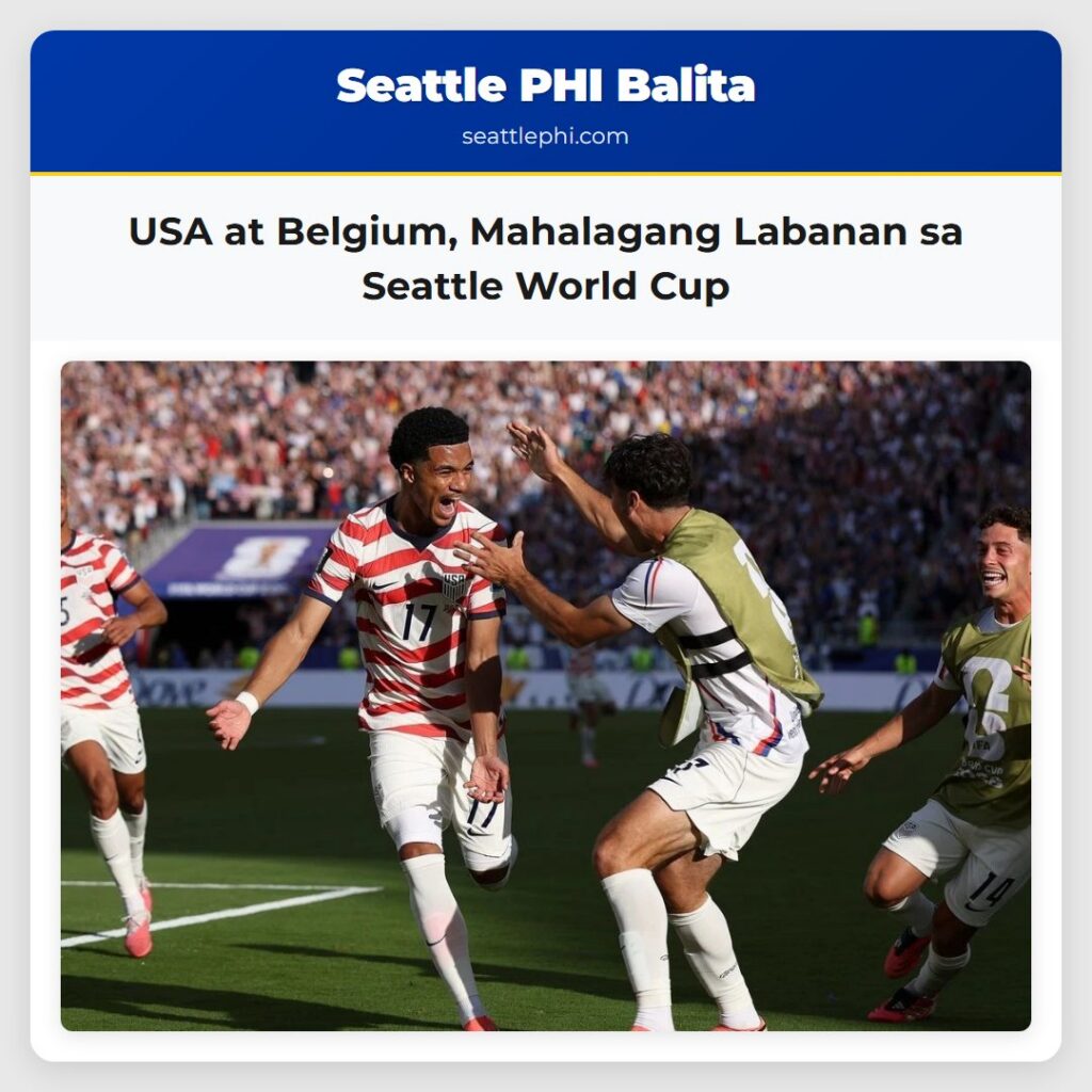 USA at Belgium, Mahalagang Labanan sa Seattle