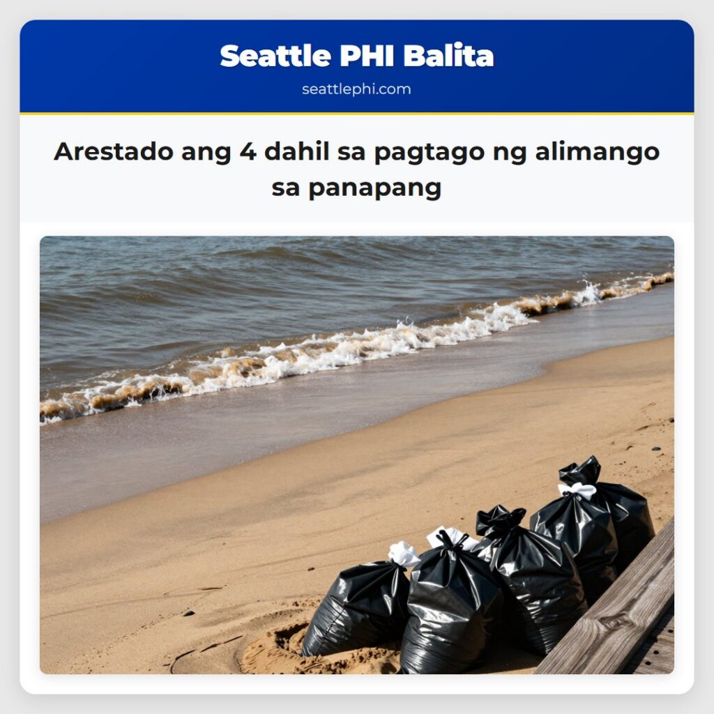 Arestado ang 4 dahil sa pagtago ng alimango sa
