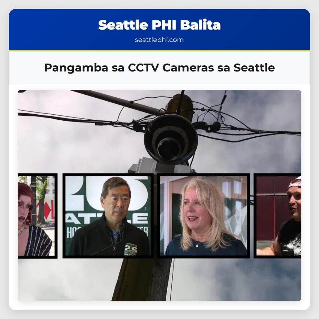 Pangamba sa CCTV Cameras sa Seattle