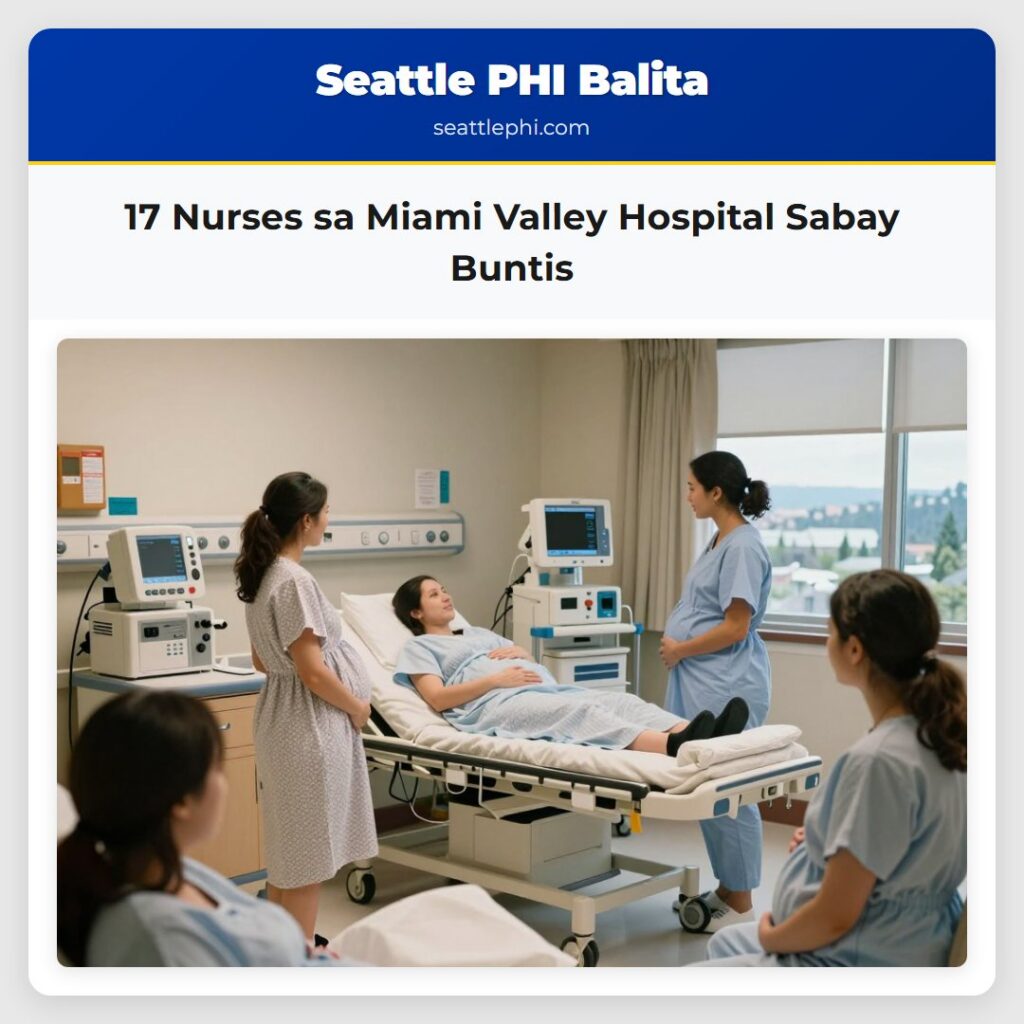 17 Nurses sa Miami Valley Hospital Sabay Buntis