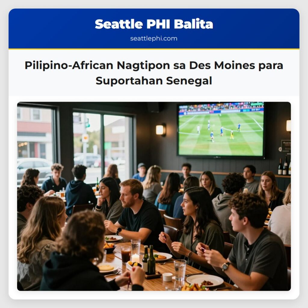 Pilipino-African Nagtipon sa Des Moines para