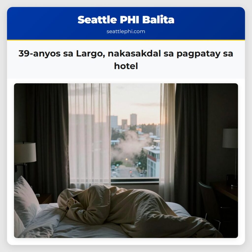 39-anyos sa Largo, nakasakdal sa pagpatay sa hotel