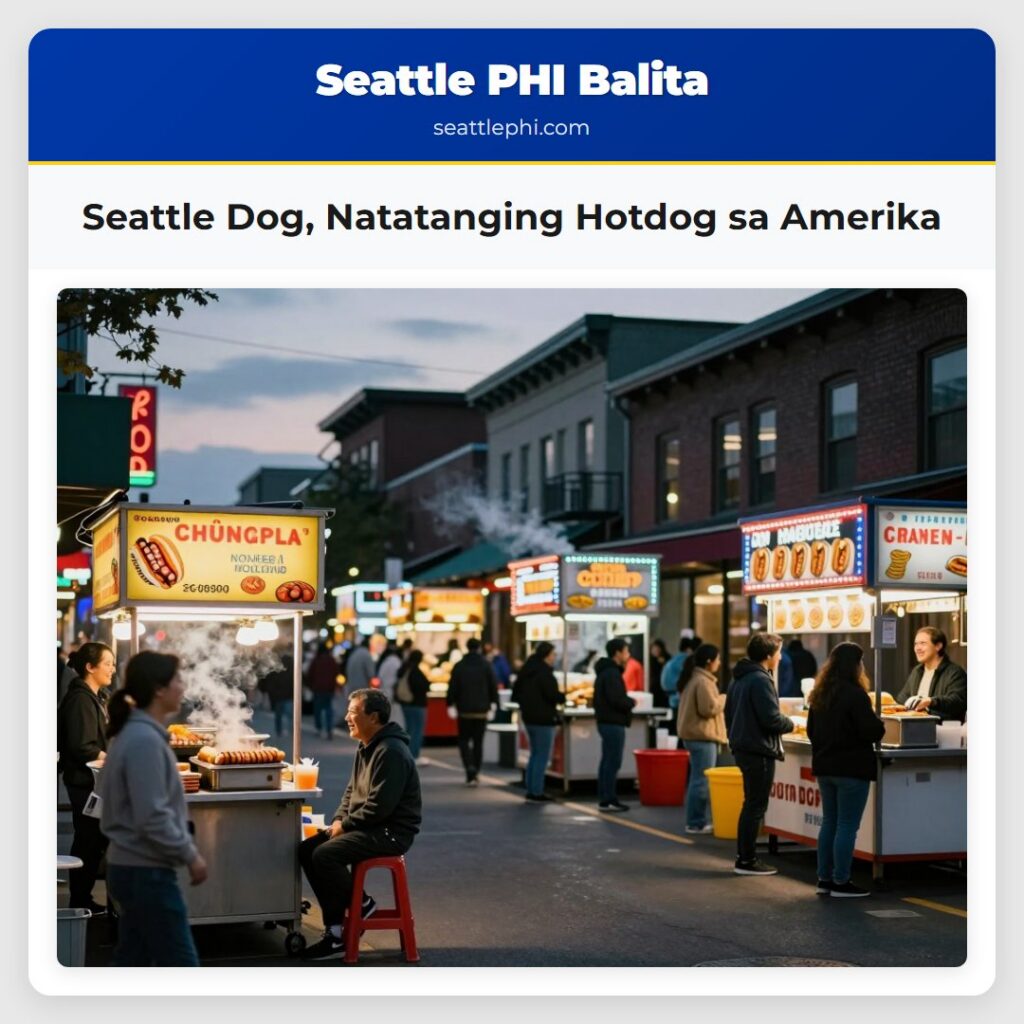 Seattle Dog, Natatanging Hotdog sa Amerika