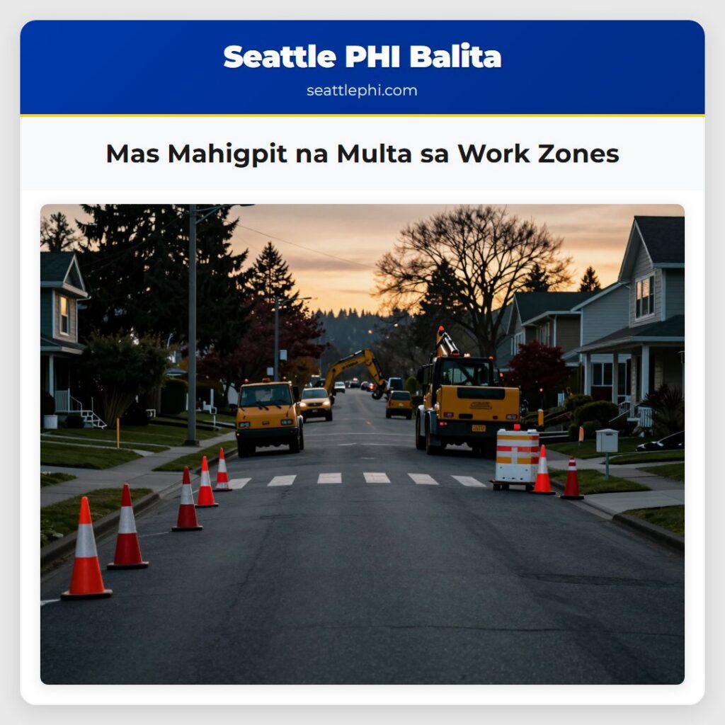 Mas Mahigpit na Multa sa Work Zones