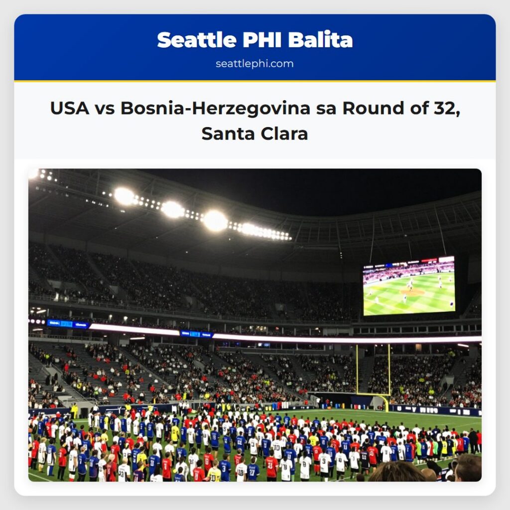 USA vs Bosnia-Herzegovina sa Round of 32, Santa