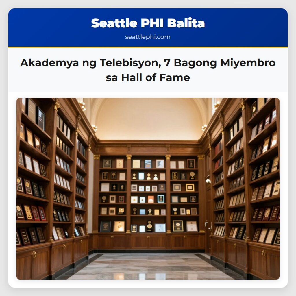 Akademya ng Telebisyon, 7 Bagong Miyembro sa Hall