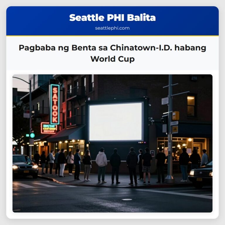 Pagbaba ng Benta sa Chinatown-I.D. habang World Cup