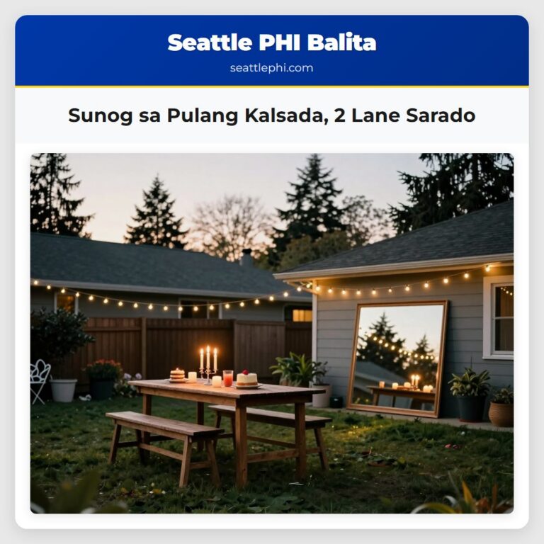 Sunog sa Pulang Kalsada 2 Lane Sarado