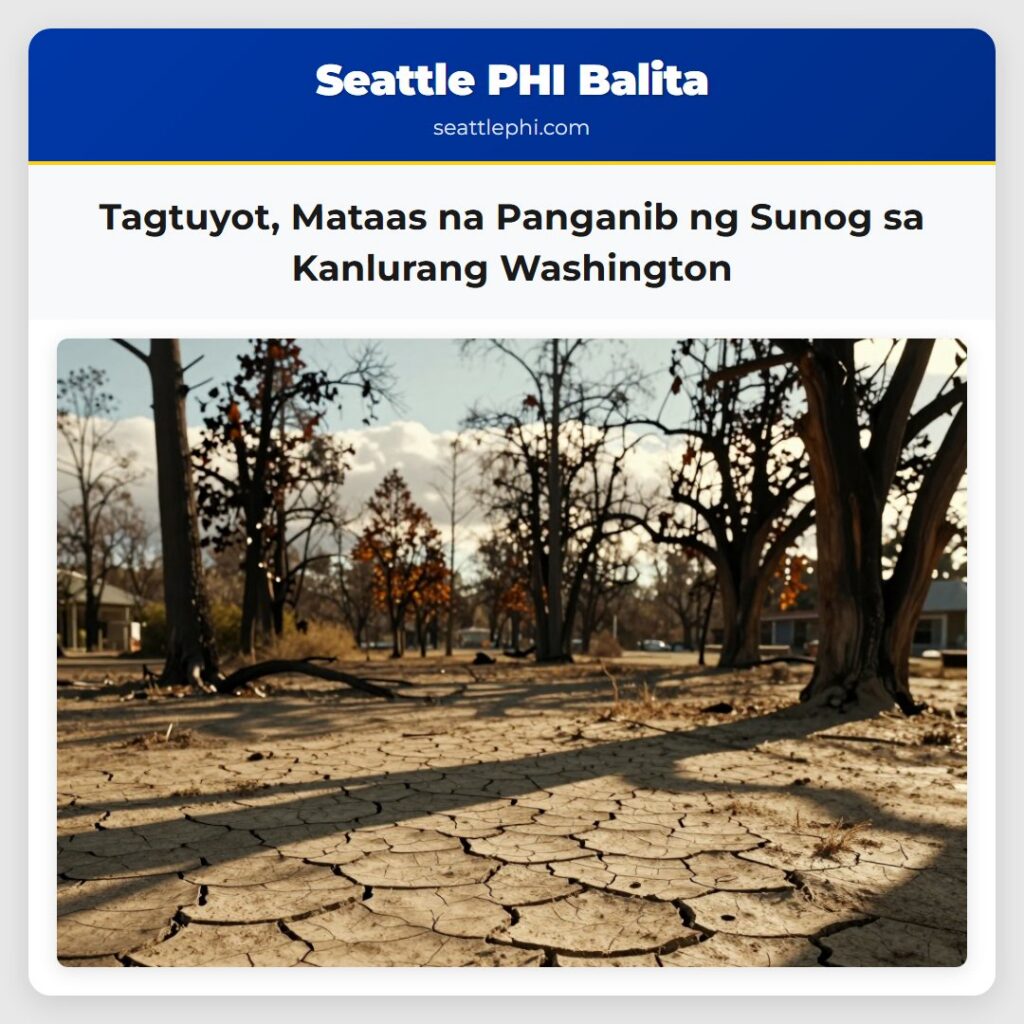 Tagtuyot, Mataas na Panganib ng Sunog sa