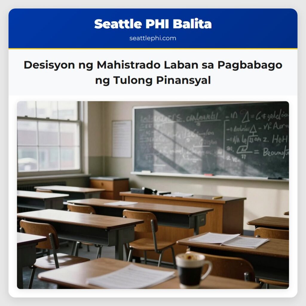 Desisyon ng Mahistrado Laban sa Pagbabago ng