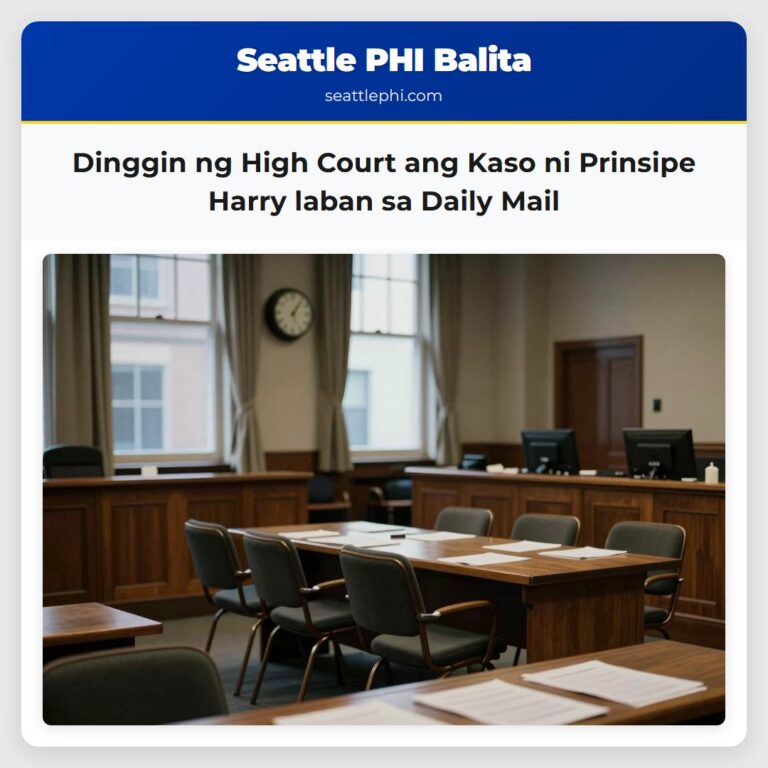 Dinggin ng High Court ang Kaso ni Prinsipe Harry laban sa Daily Mail