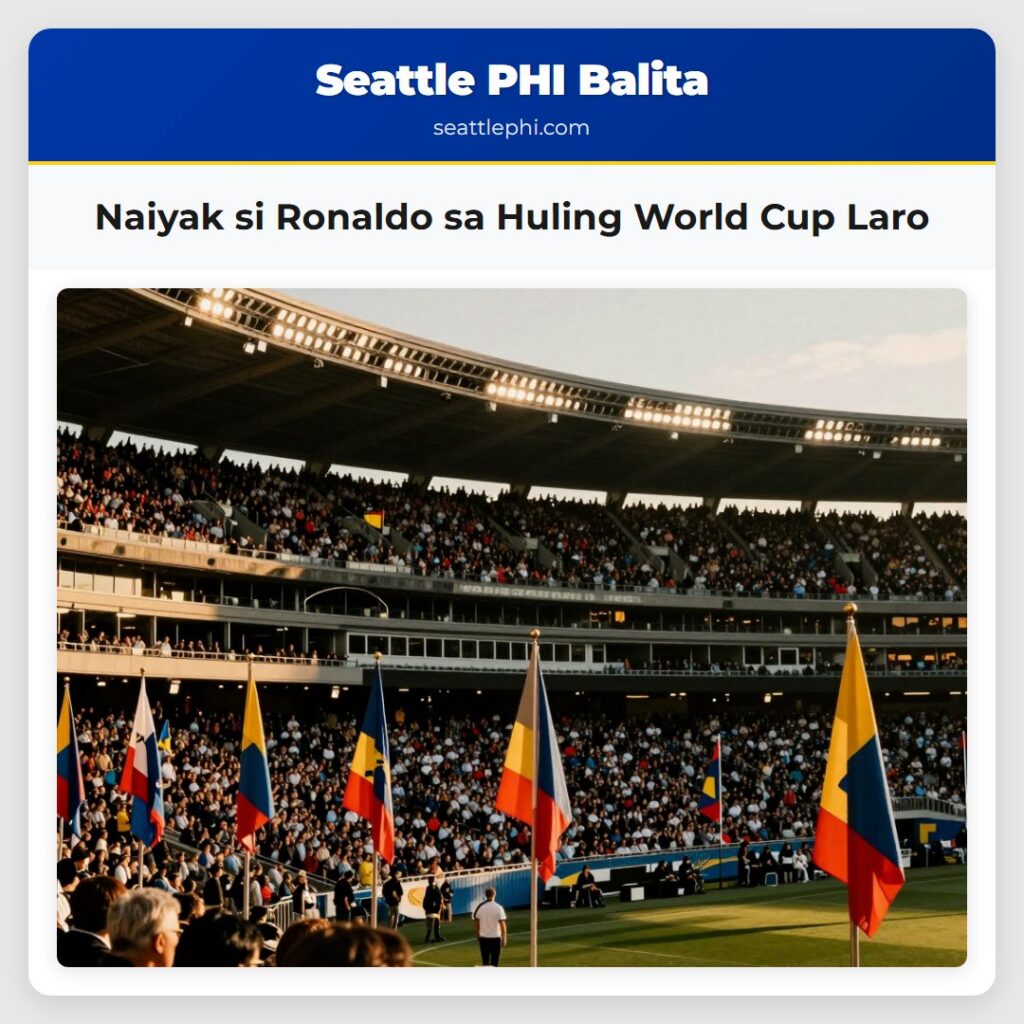 Naiyak si Ronaldo sa Huling World Cup Laro