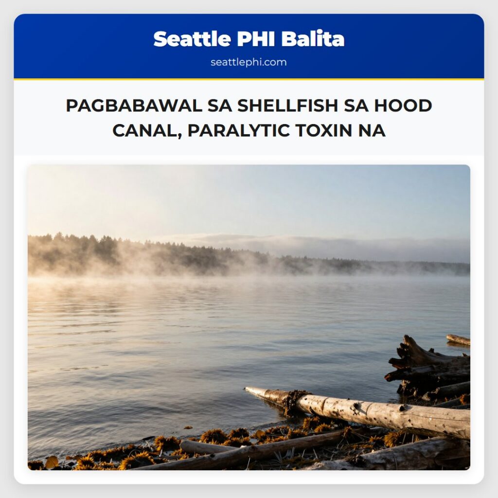 PAGBABAWAL SA SHELLFISH SA HOOD CANAL, PARALYTIC