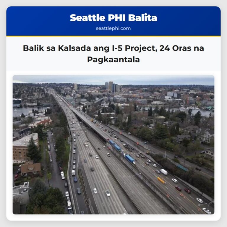 Balik sa Kalsada ang I-5 Project 24 Oras na Pagkaantala