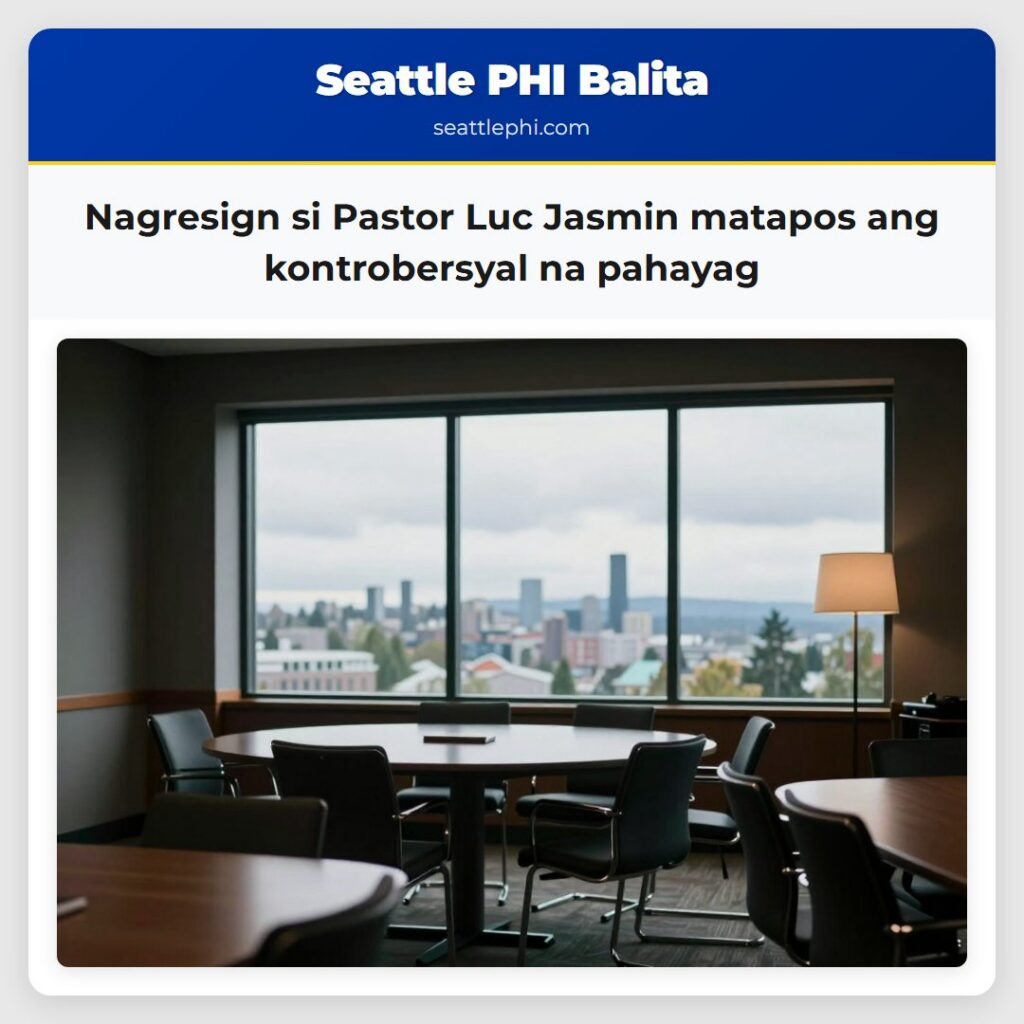Nagresign si Pastor Luc Jasmin matapos ang