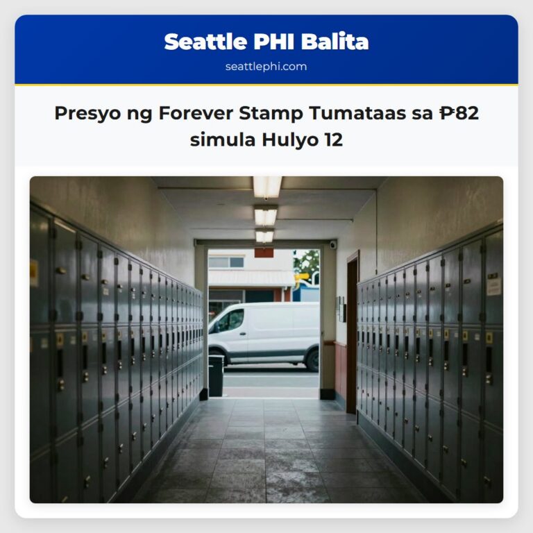 Presyo ng Forever Stamp Tumataas sa ₱82 simula Hulyo 12