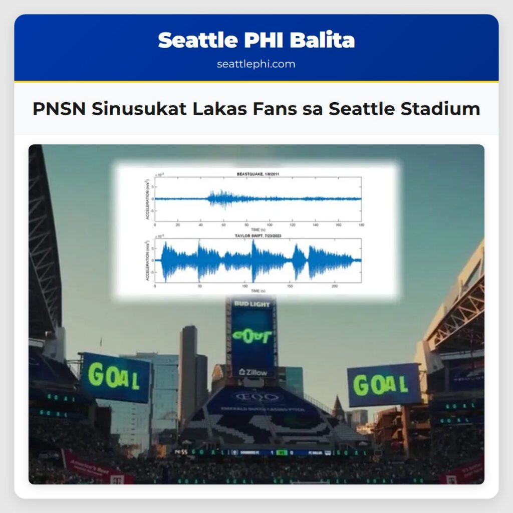PNSN Sinusukat Lakas Fans sa Seattle Stadium