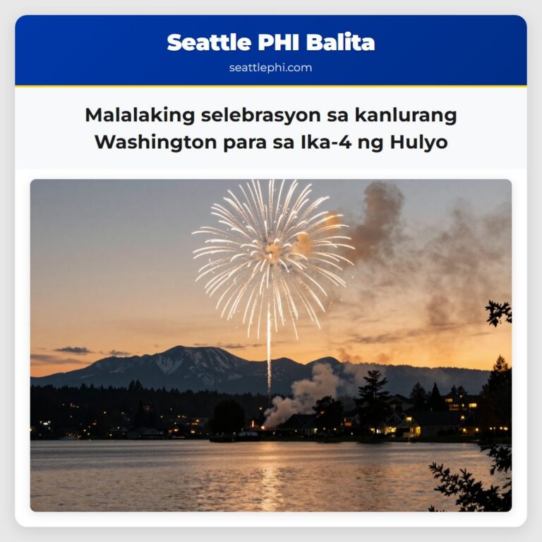 Malalaking selebrasyon sa kanlurang Washington para sa Ika-4 ng Hulyo