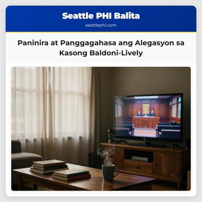 Paninira at Panggagahasa ang Alegasyon sa Kasong Baldoni-Lively