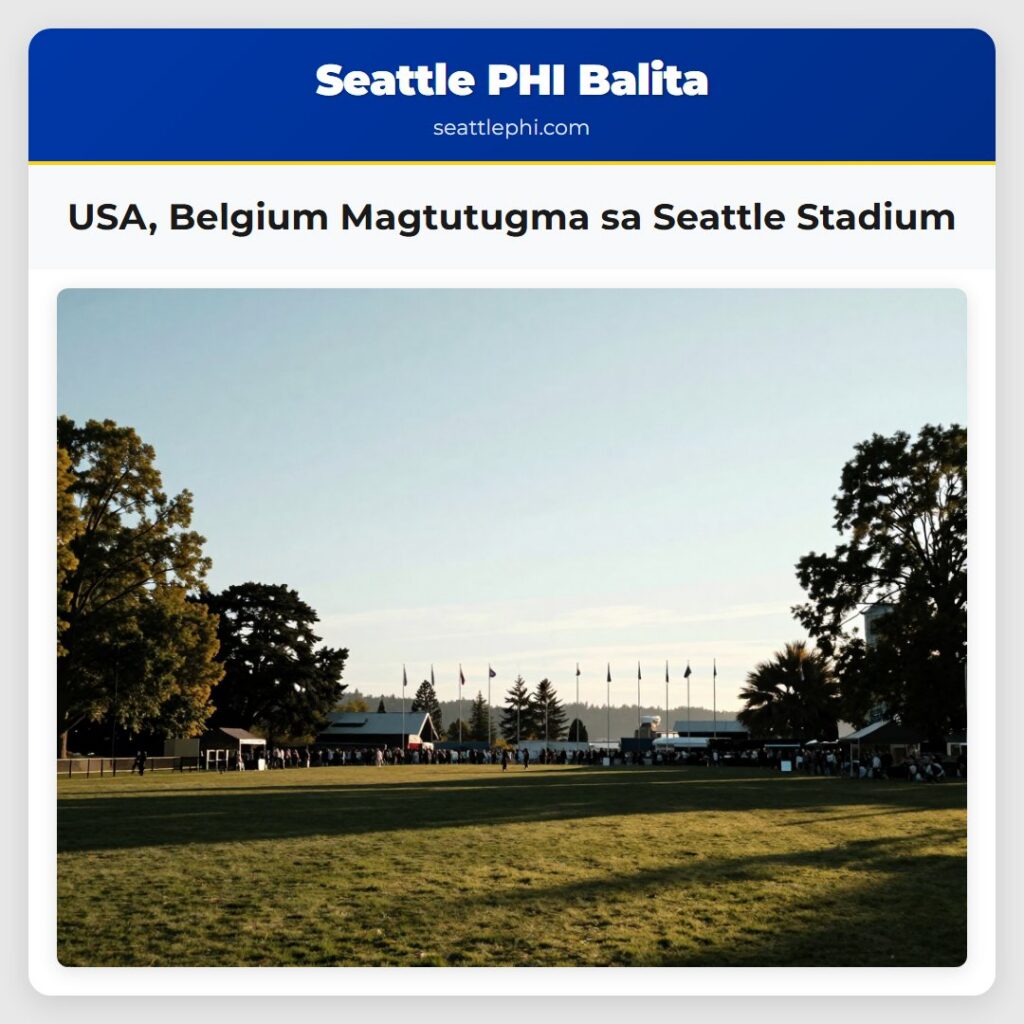 USA, Belgium Magtutugma sa Seattle Stadium