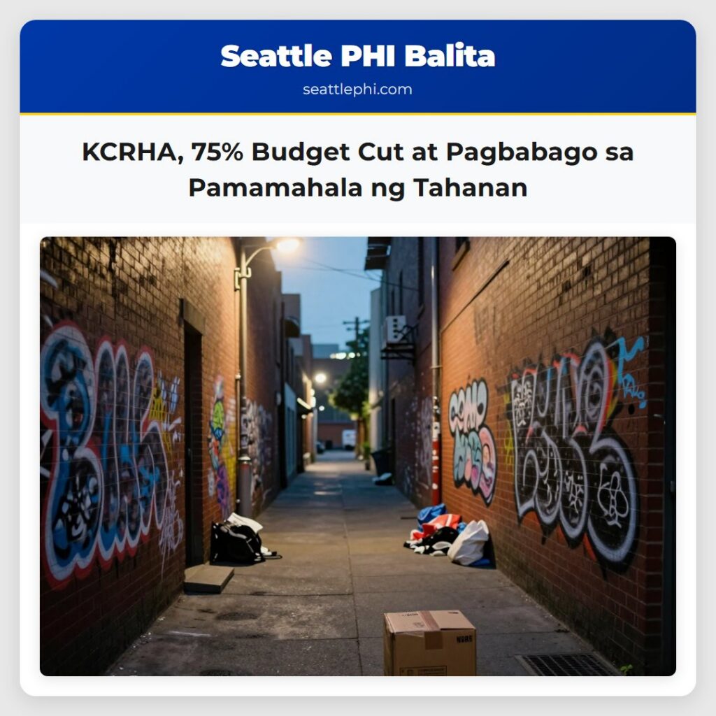 KCRHA, 75% Budget Cut at Pagbabago sa Pamamahala