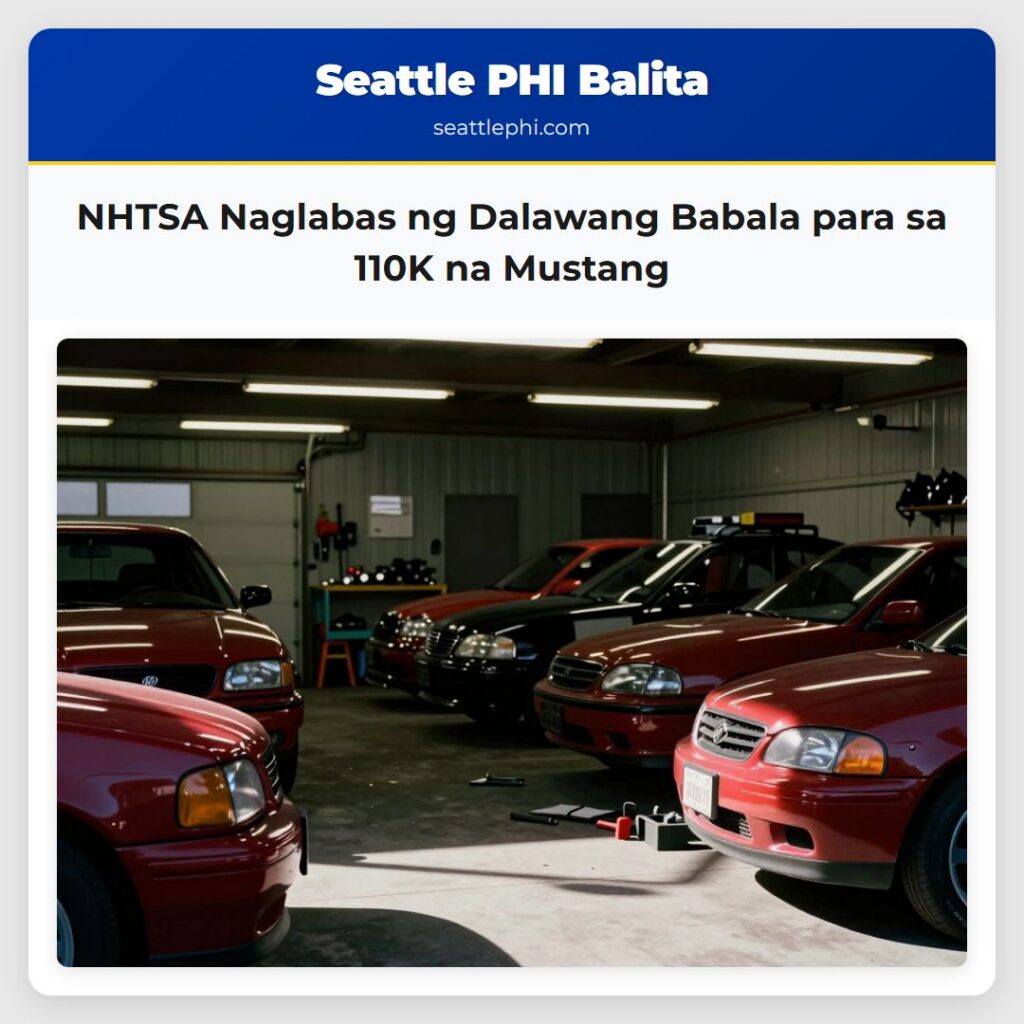 NHTSA Naglabas ng Dalawang Babala para sa 110K na