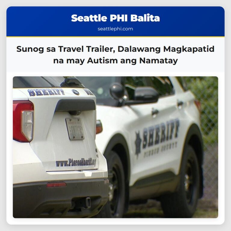 Sunog sa Travel Trailer Dalawang Magkapatid na may Autism ang Namatay