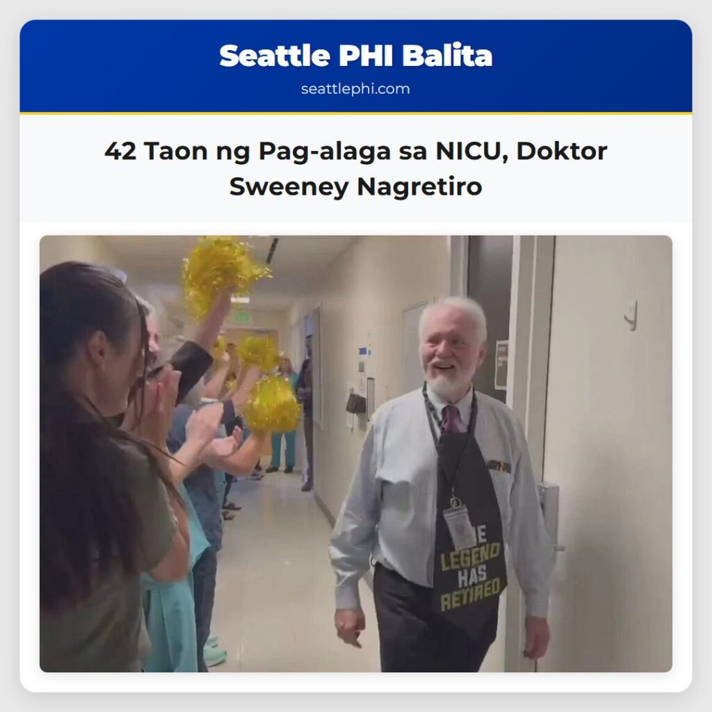 42 Taon ng Pag-alaga sa NICU, Doktor Sweeney