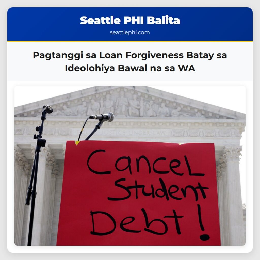 Pagtanggi sa Loan Forgiveness Batay sa Ideolohiya