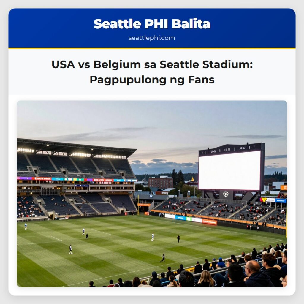 USA vs Belgium sa Seattle Stadium: Pagpupulong ng