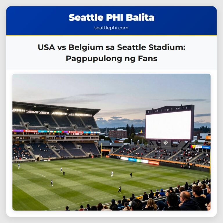 USA vs Belgium sa Seattle Stadium Pagpupulong ng Fans