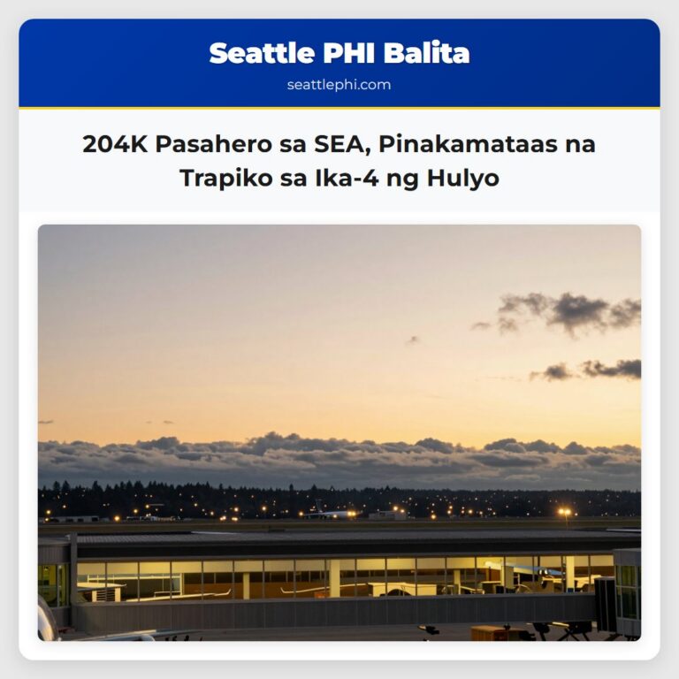 204K Pasahero sa SEA Pinakamataas na Trapiko sa Ika-4 ng Hulyo