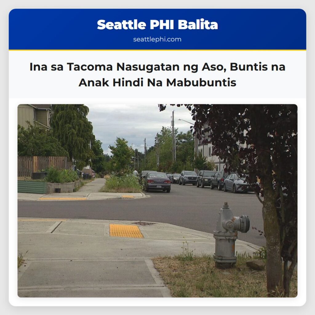 Ina sa Tacoma Nasugatan ng Aso, Buntis na Anak