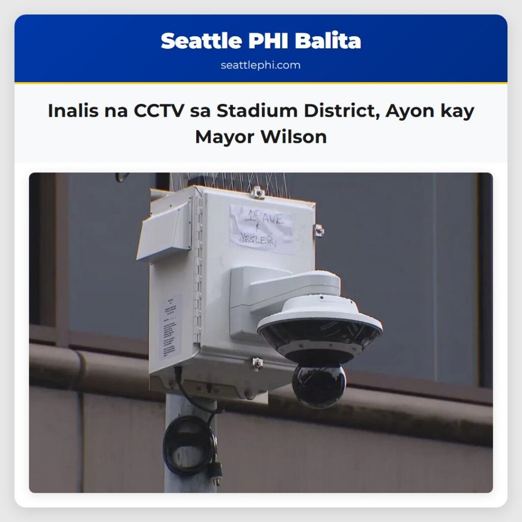 Inalis na CCTV sa Stadium District, Ayon kay