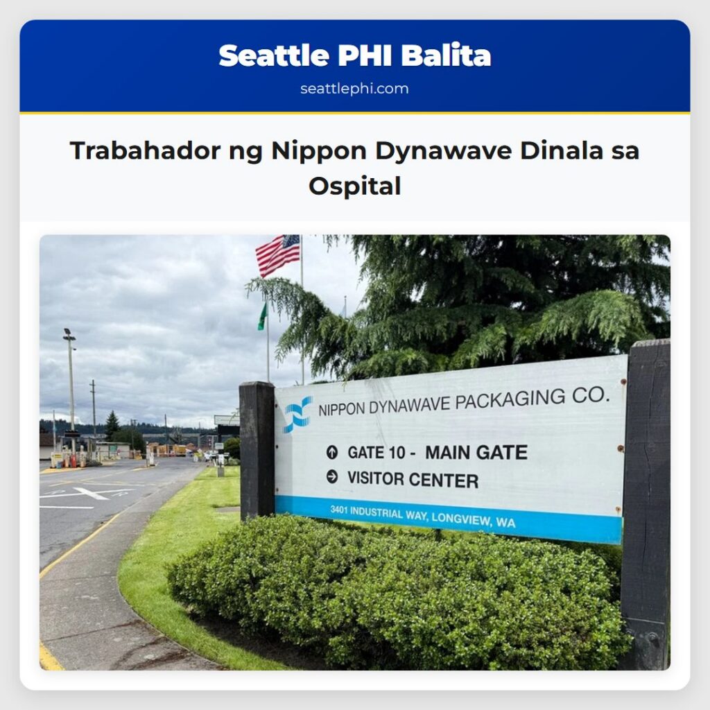 Trabahador ng Nippon Dynawave Dinala sa Ospital