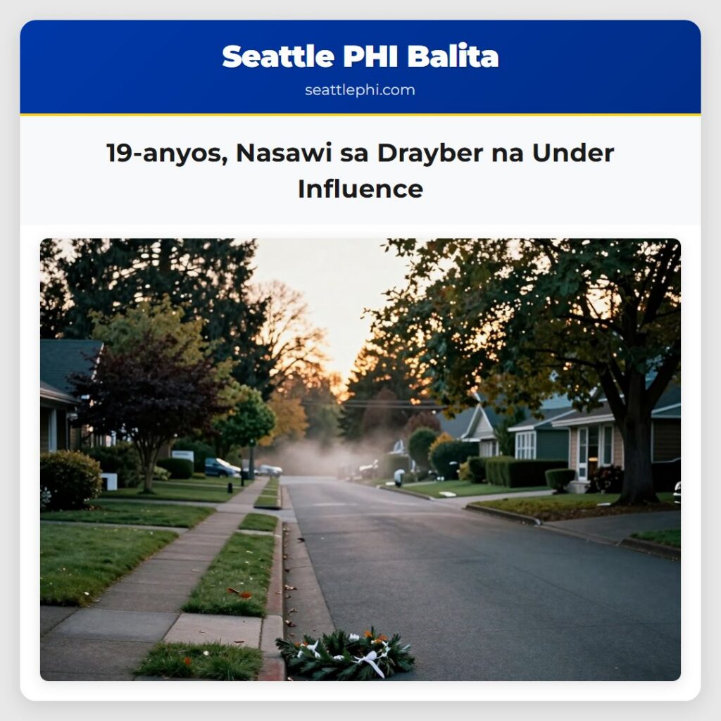 19-anyos, Nasawi sa Drayber na Under Influence