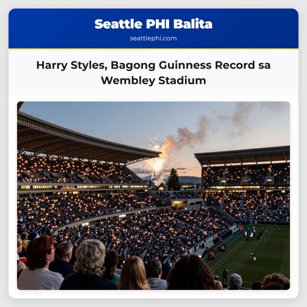 Harry Styles, Bagong Guinness Record sa Wembley