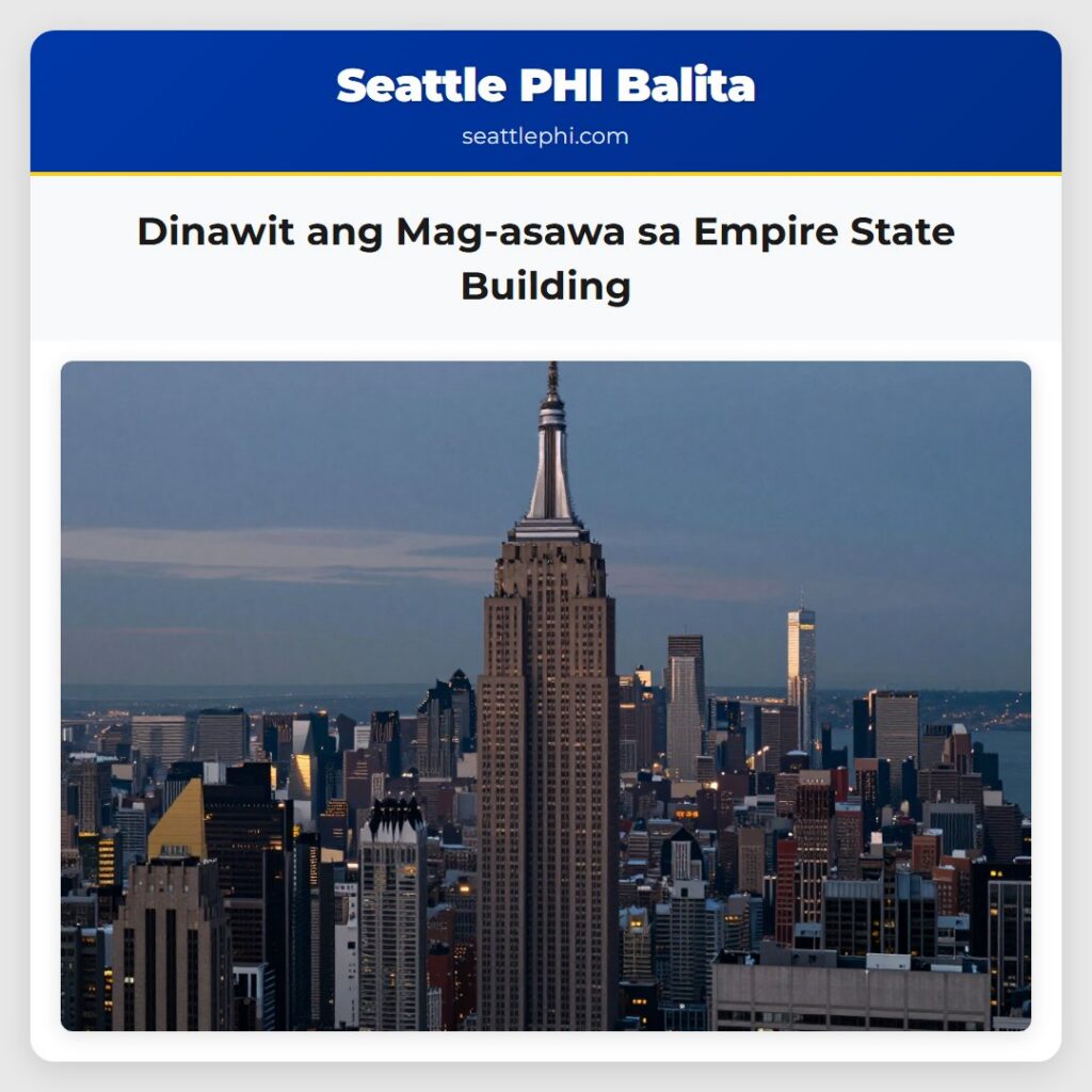 Dinawit ang Mag-asawa sa Empire State Building
