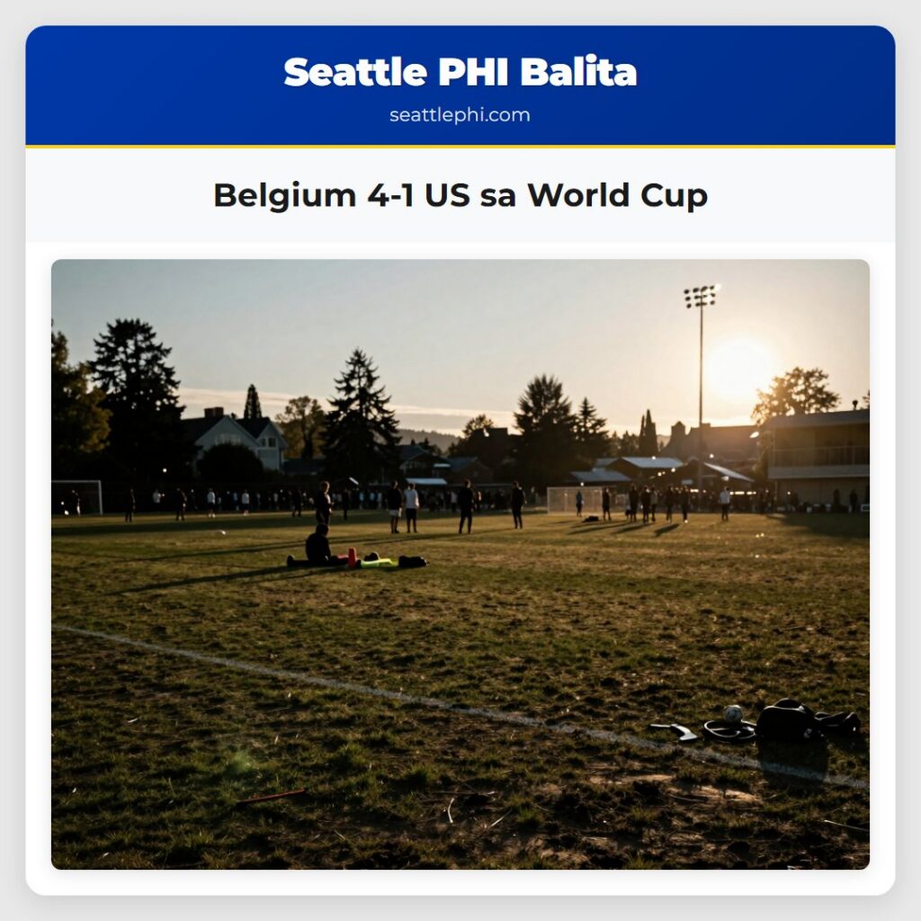 Belgium 4-1 US sa World Cup